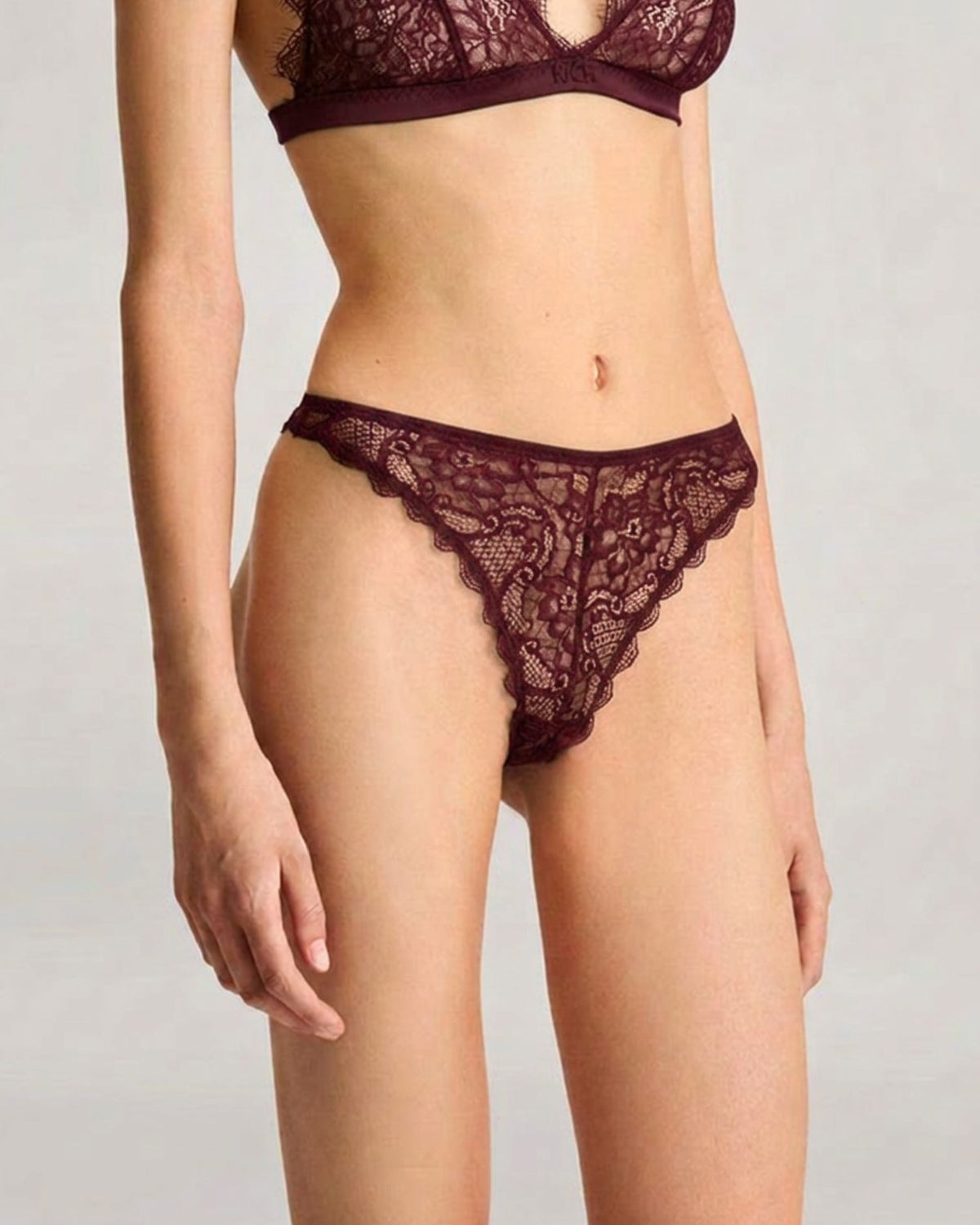 Tripack slip donna in pizzo