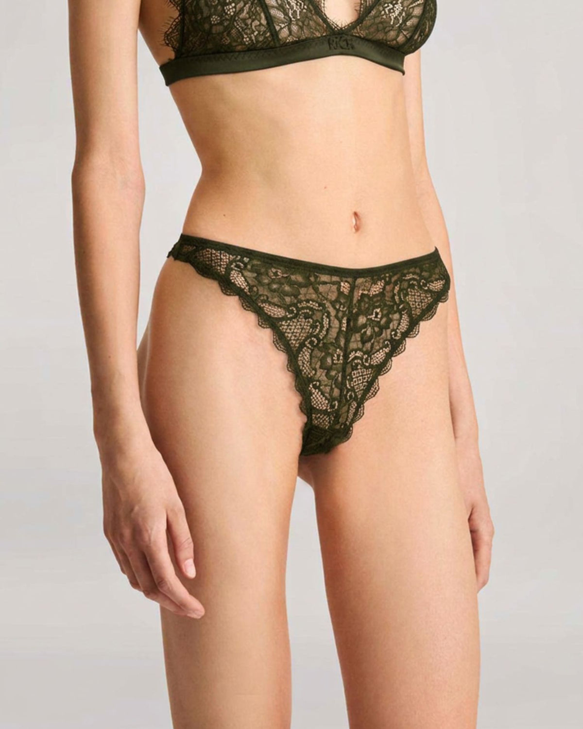 Tripack slip donna in pizzo