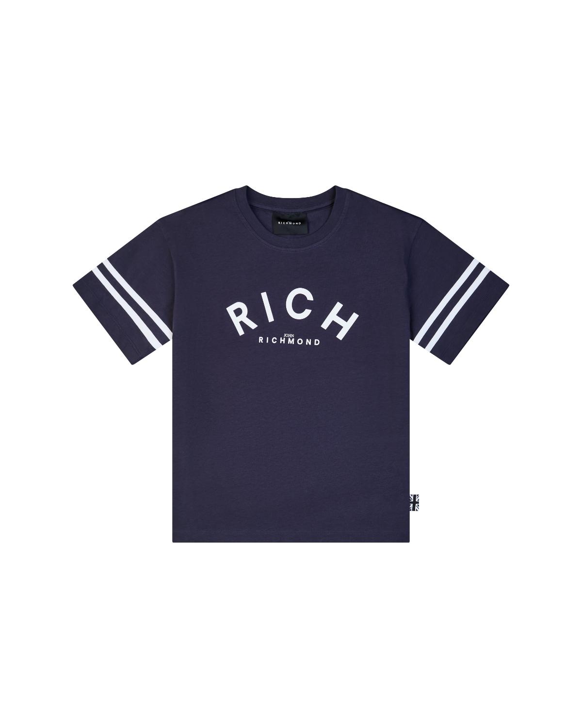 John Richmond T-Shirt Rocha MC Boys T-Shirt Bambini e Ragazzi 12a