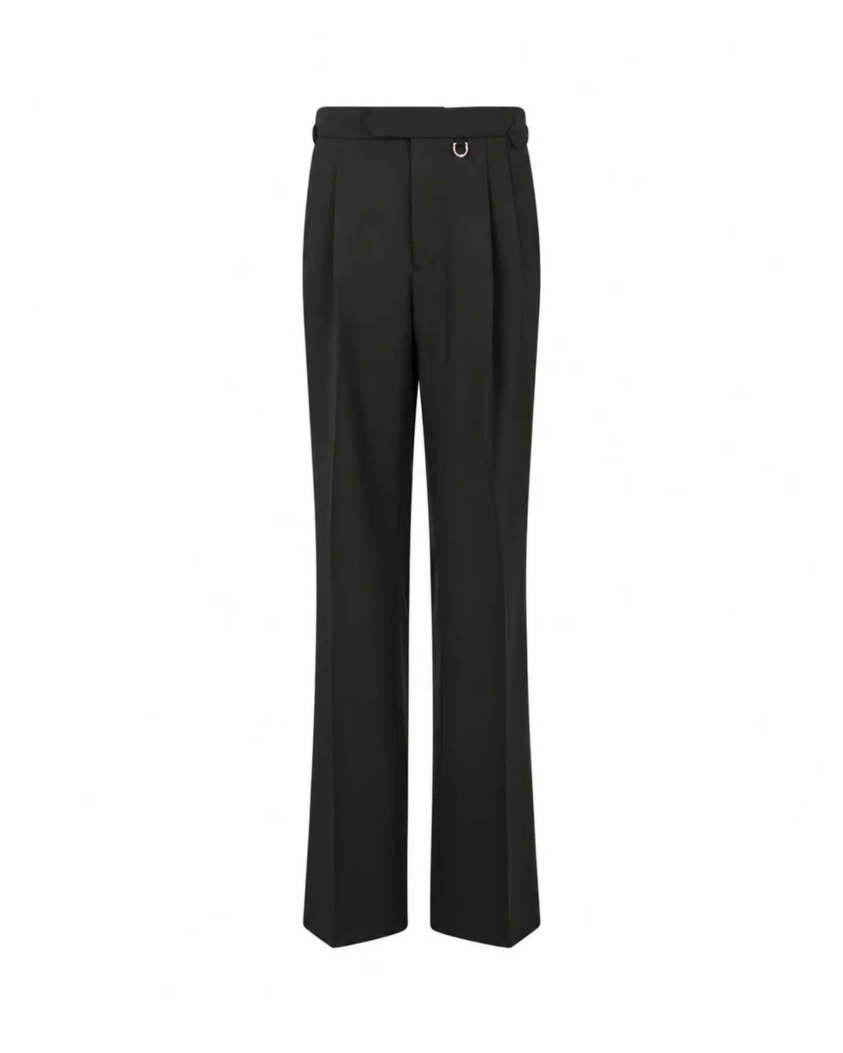 Tailored Trousers with Pleats and D-Ring