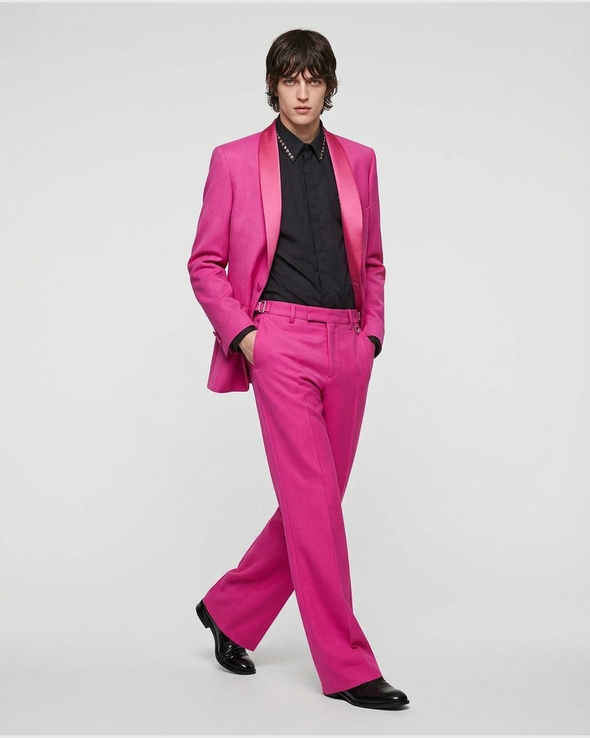 Pantaloni Sartoriali con Dettagli D-Ring