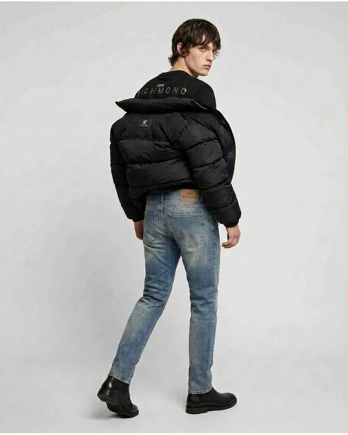 Jeans Regular Fit con Lavaggio Vintage