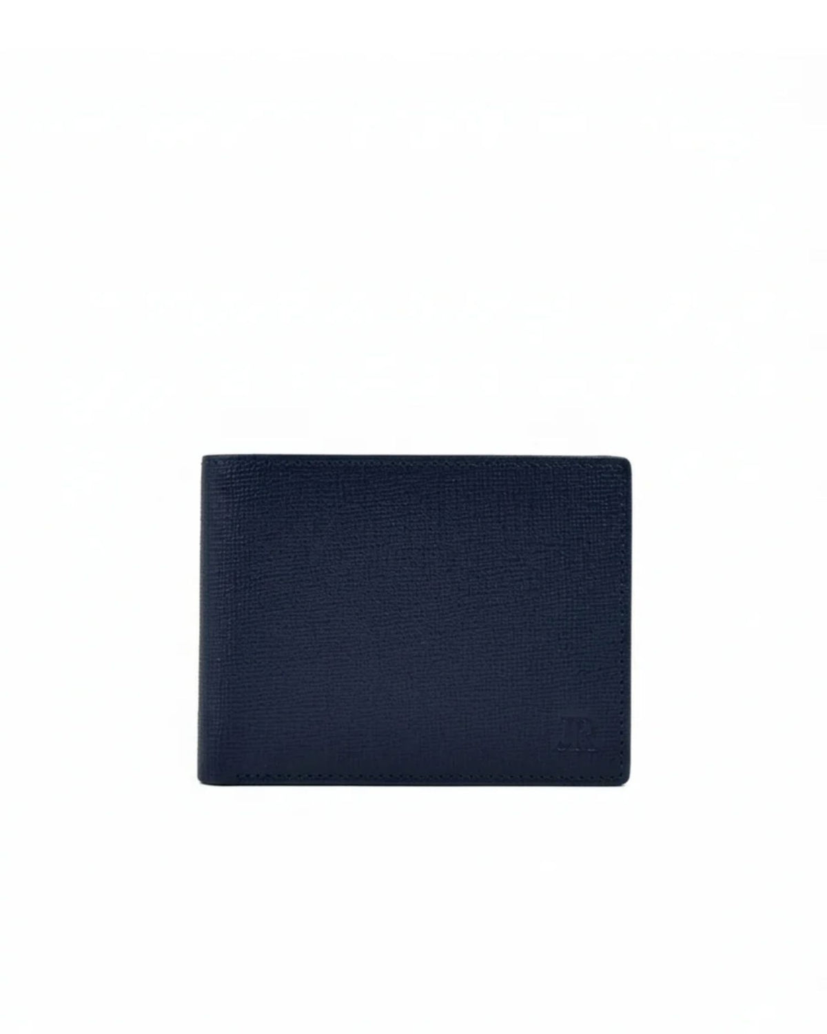 Portafoglio Bifold con Portamonete e Finitura Goffrata