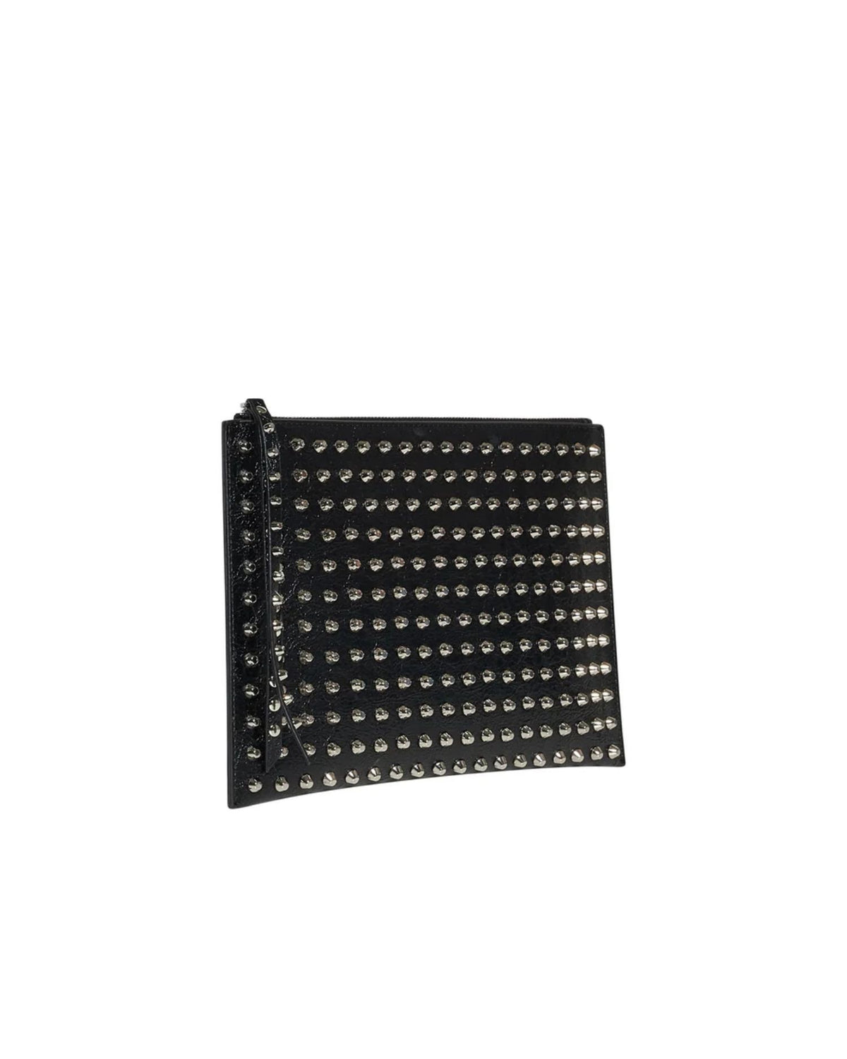 Pochette Piatta con Borchie All-Over