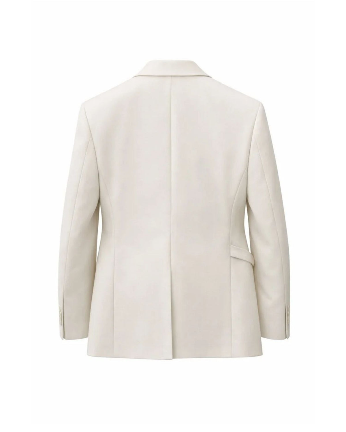 Blazer a Portafoglio con Cintura e Dettaglio Gioiello