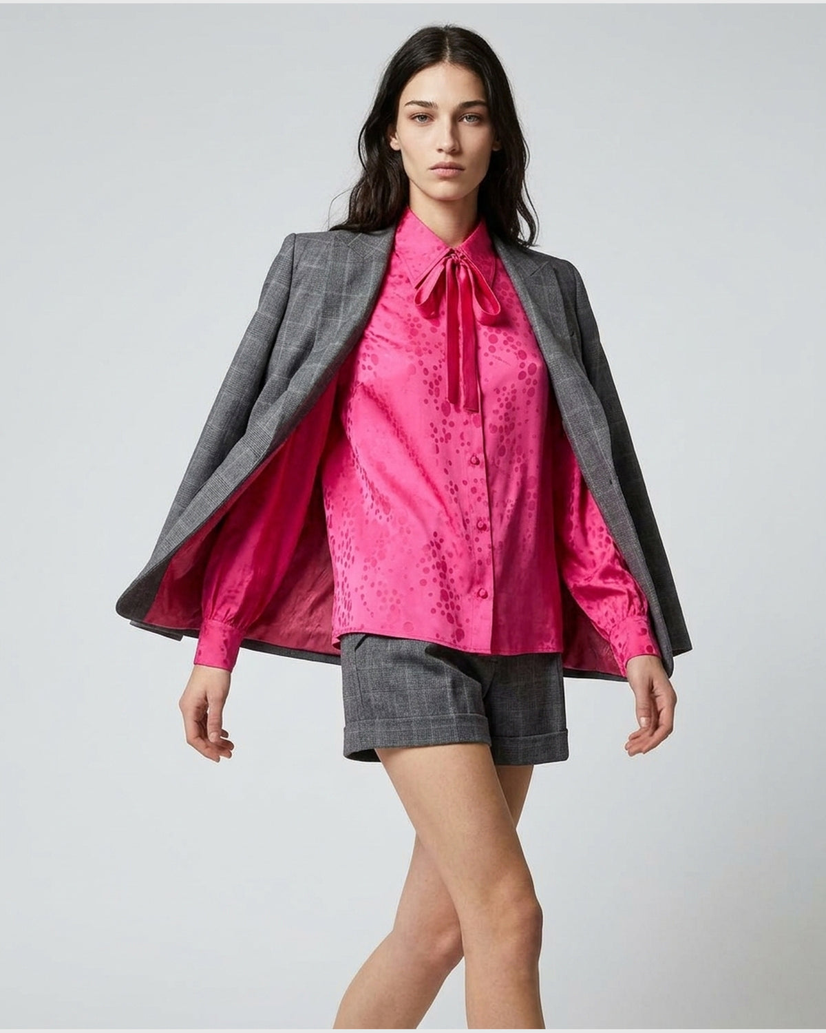 Camicia con Fiocco Lavallière