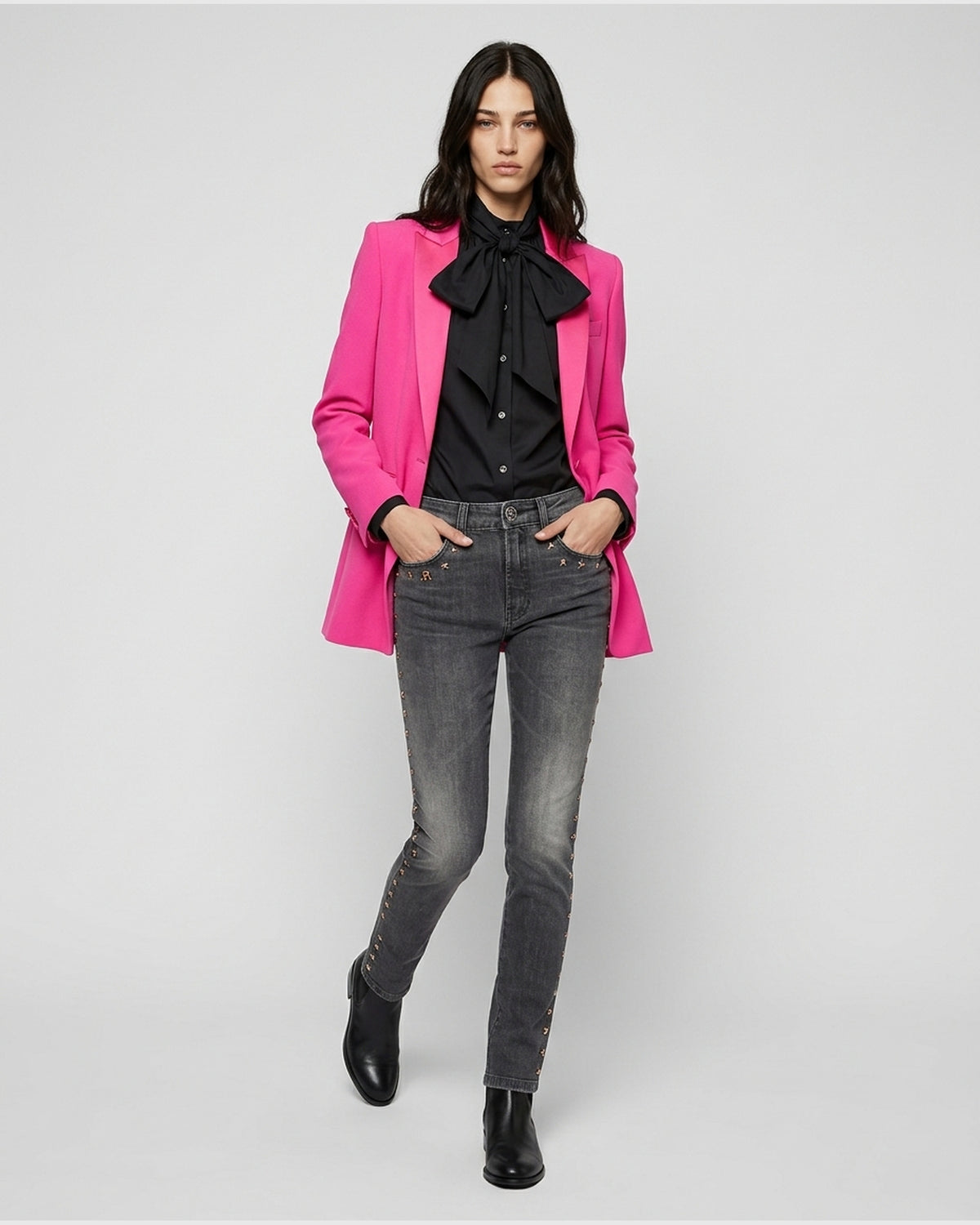 Jeans Skinny con Borchie a Stella