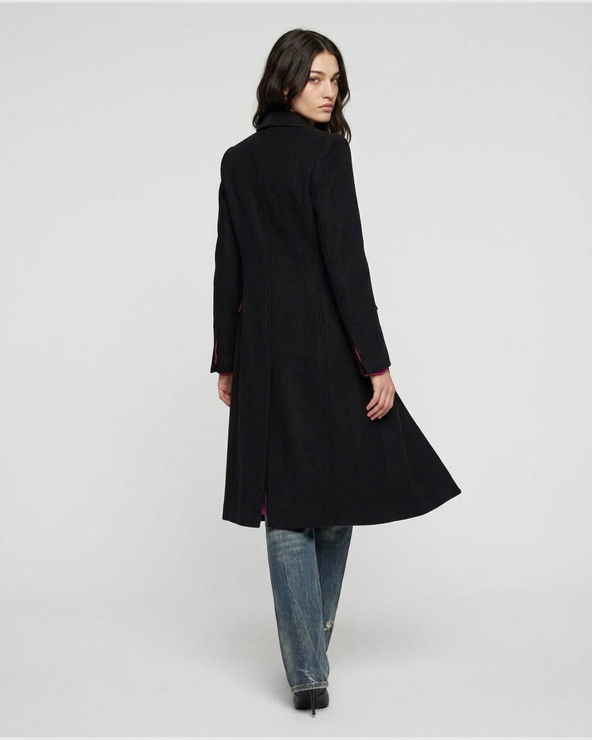 Cappotto Sartoriale con Fodera a Contrasto