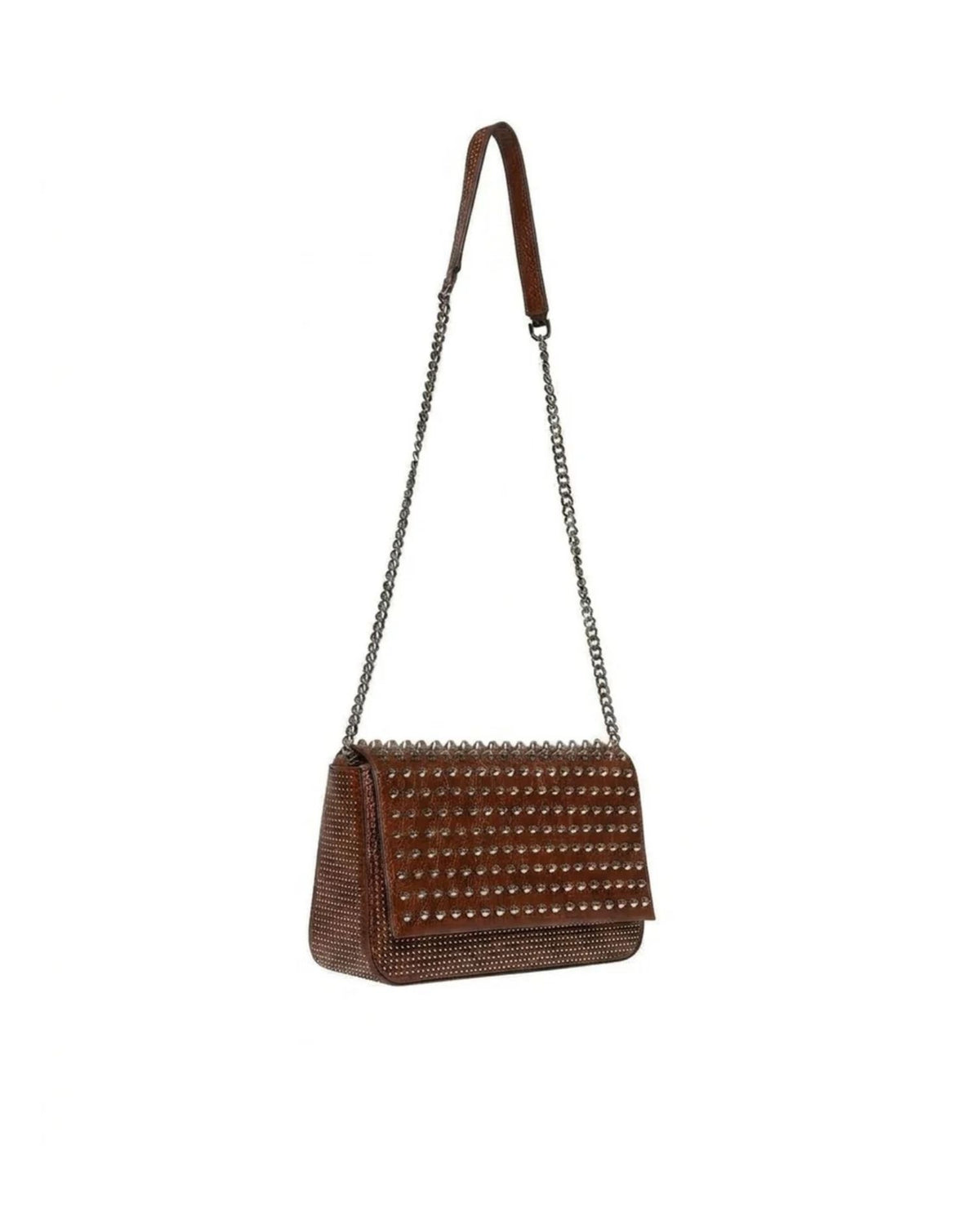 Borsa a Tracolla con Borchie Metalliche e Logo JR