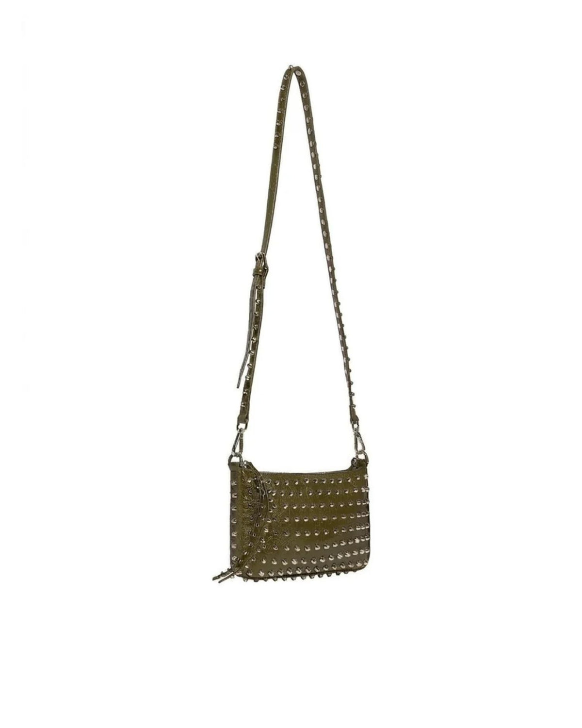 Borsa a Tracolla con Borchie Metalliche e Logo JR