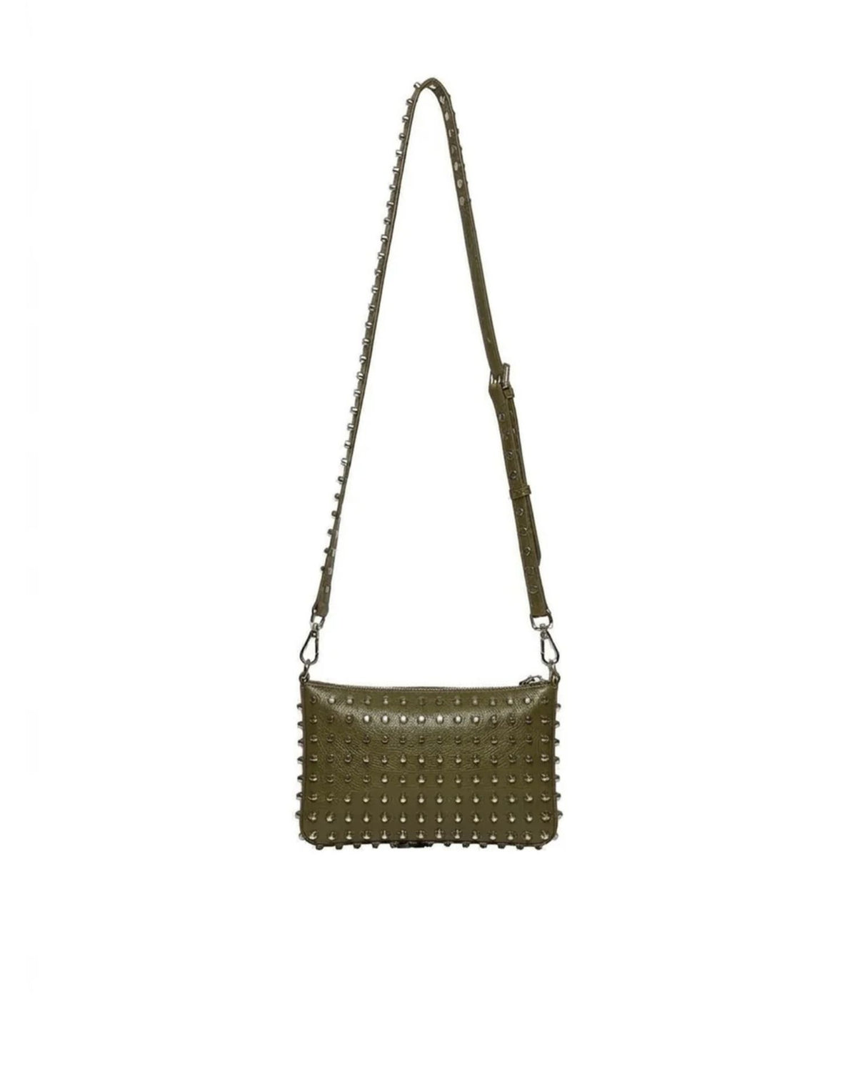 Borsa a Tracolla con Borchie Metalliche e Logo JR