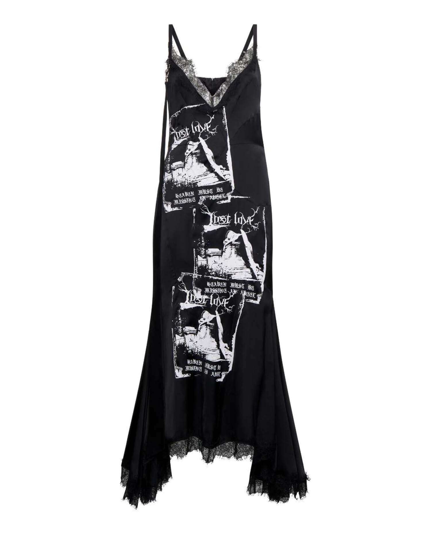 Abito Lungo con Stampa Grafica Abito