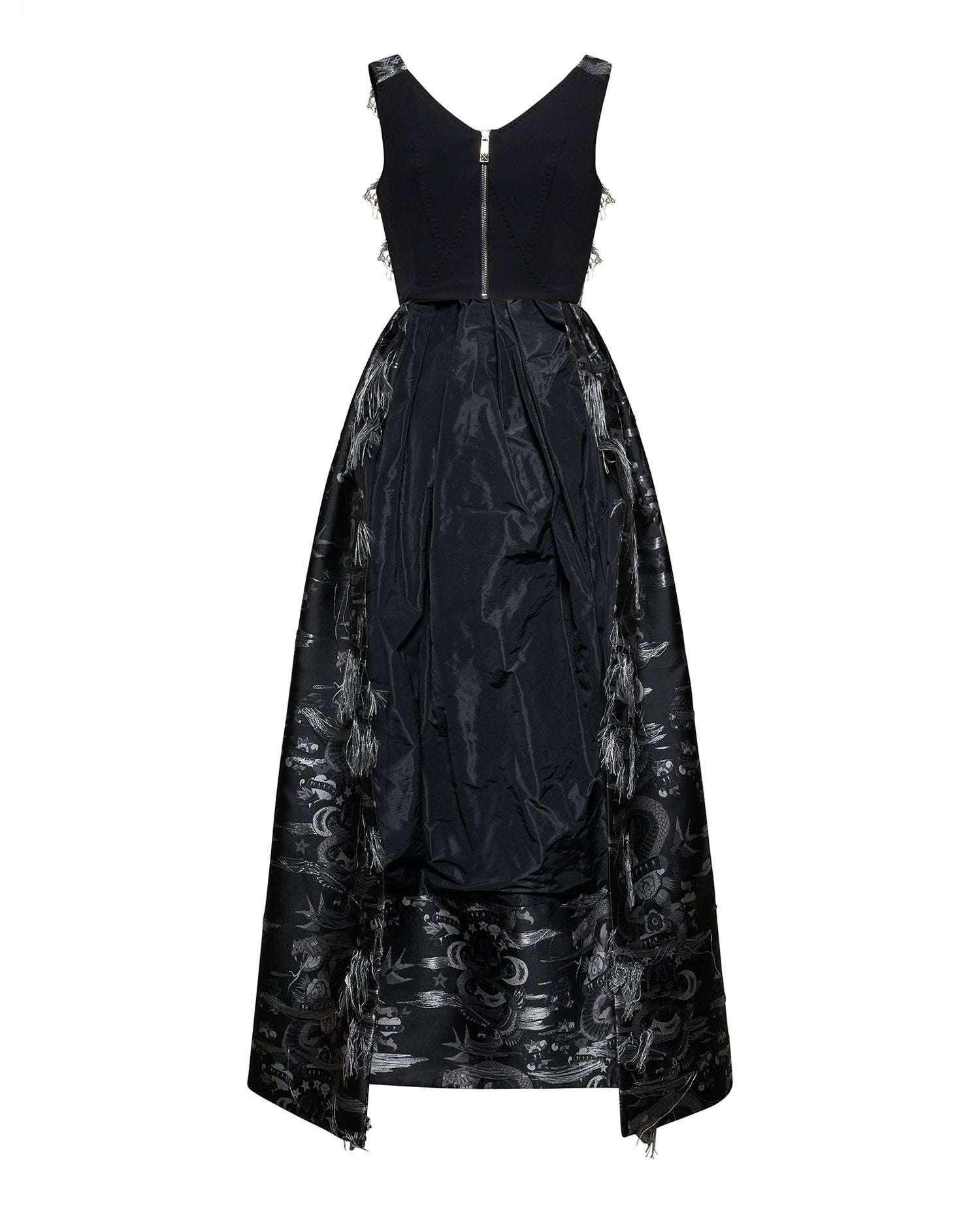 Abito lungo dal design essenziale e moderno Abito