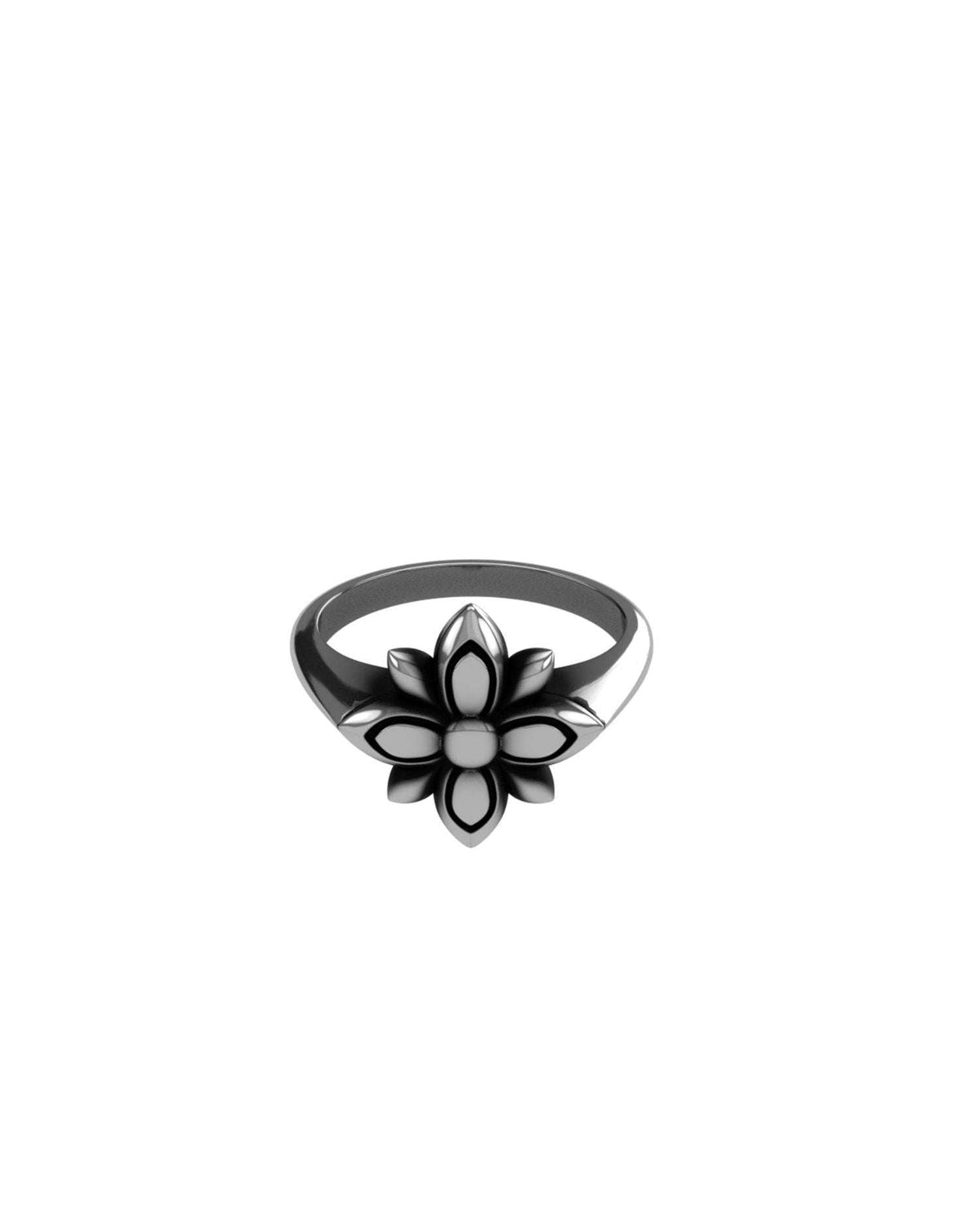 Ring with floral motif
