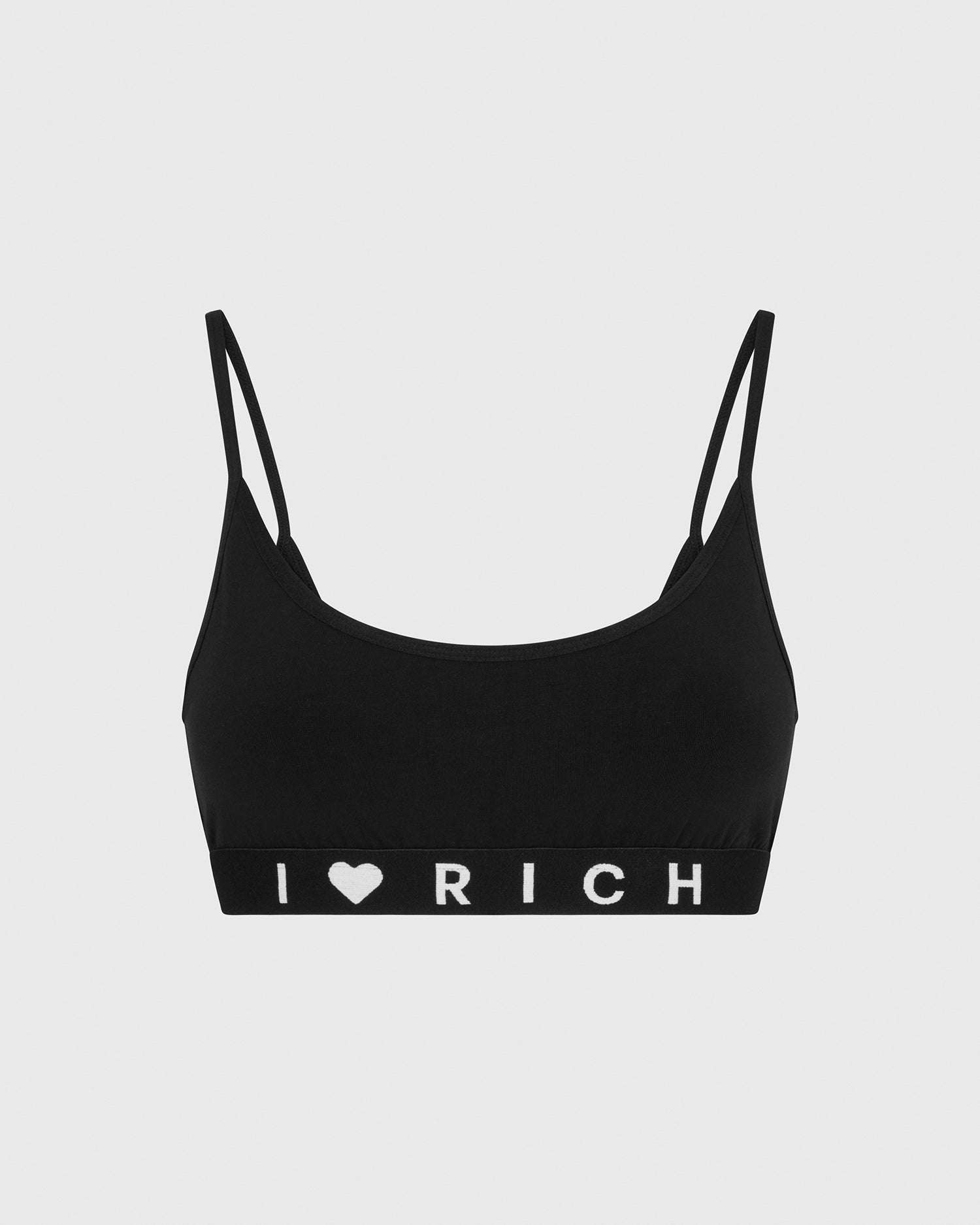 Bipack due reggiseni a fascia con logo a contrasto - Valentine's Edition UnderwearIntimo