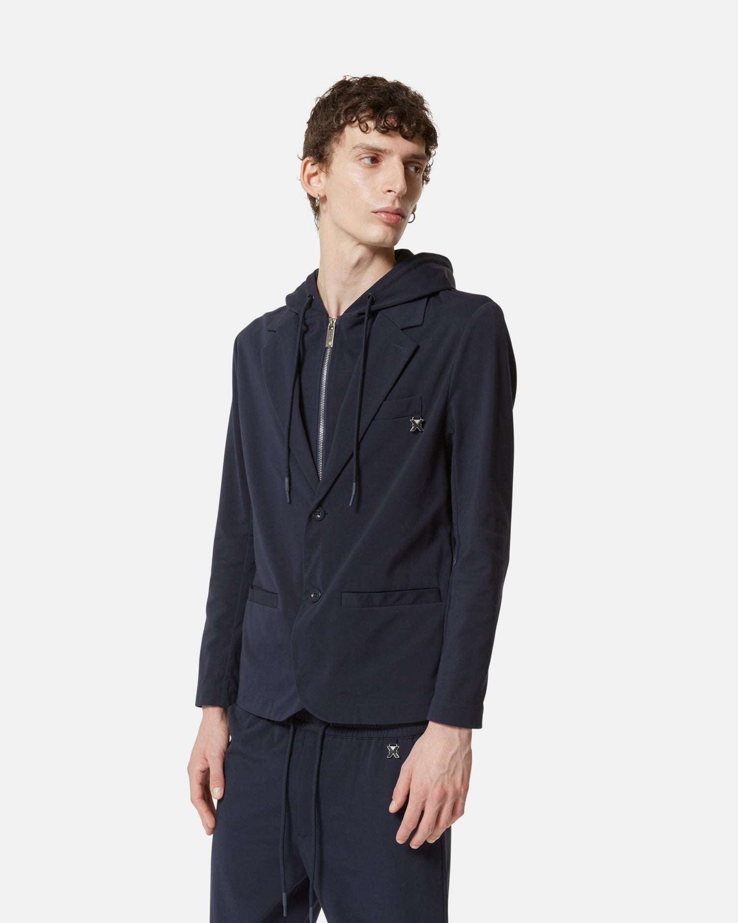 Blazer casual con cappuccio integrato Blazer