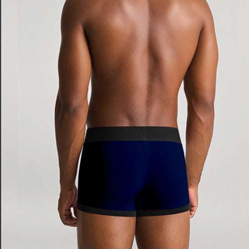 Boxer vita bassa con cuciture a contrasto