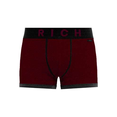 Boxer vita bassa con cuciture a contrasto