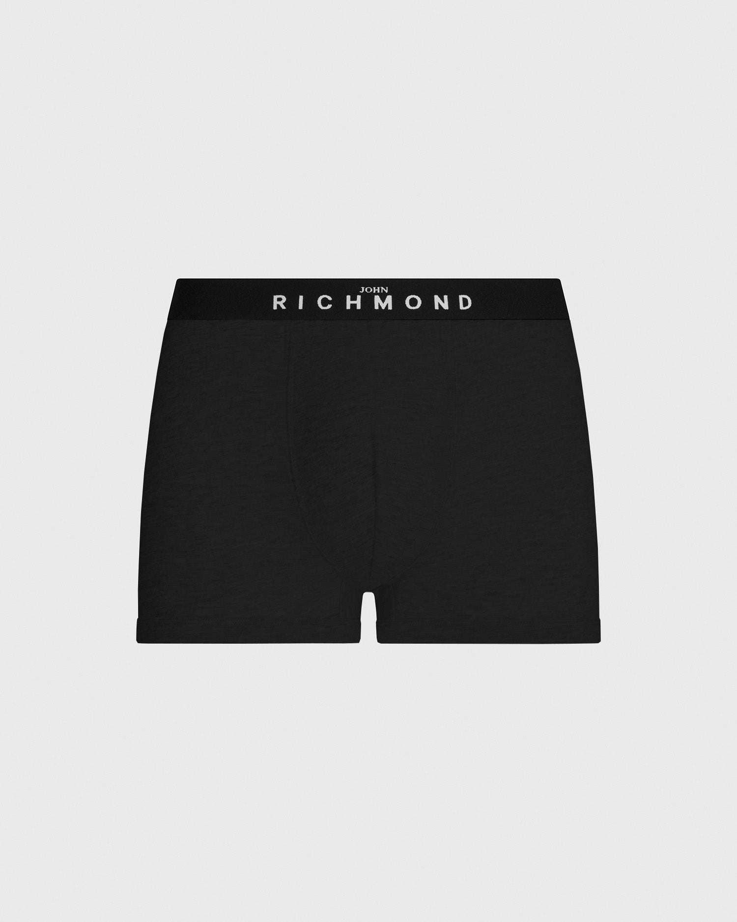 Boxer vita bassa in cotone pettinato con logo UnderwearIntimo