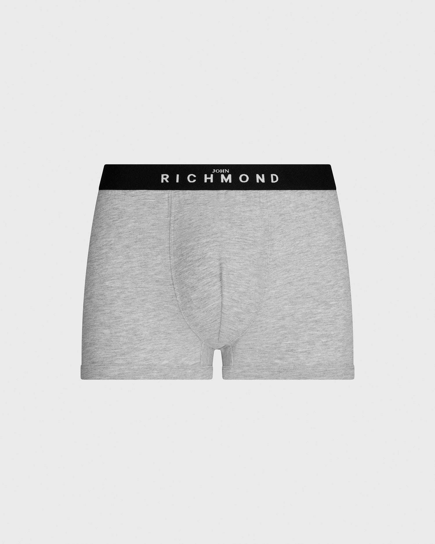 Boxer vita bassa in cotone pettinato con logo UnderwearIntimo
