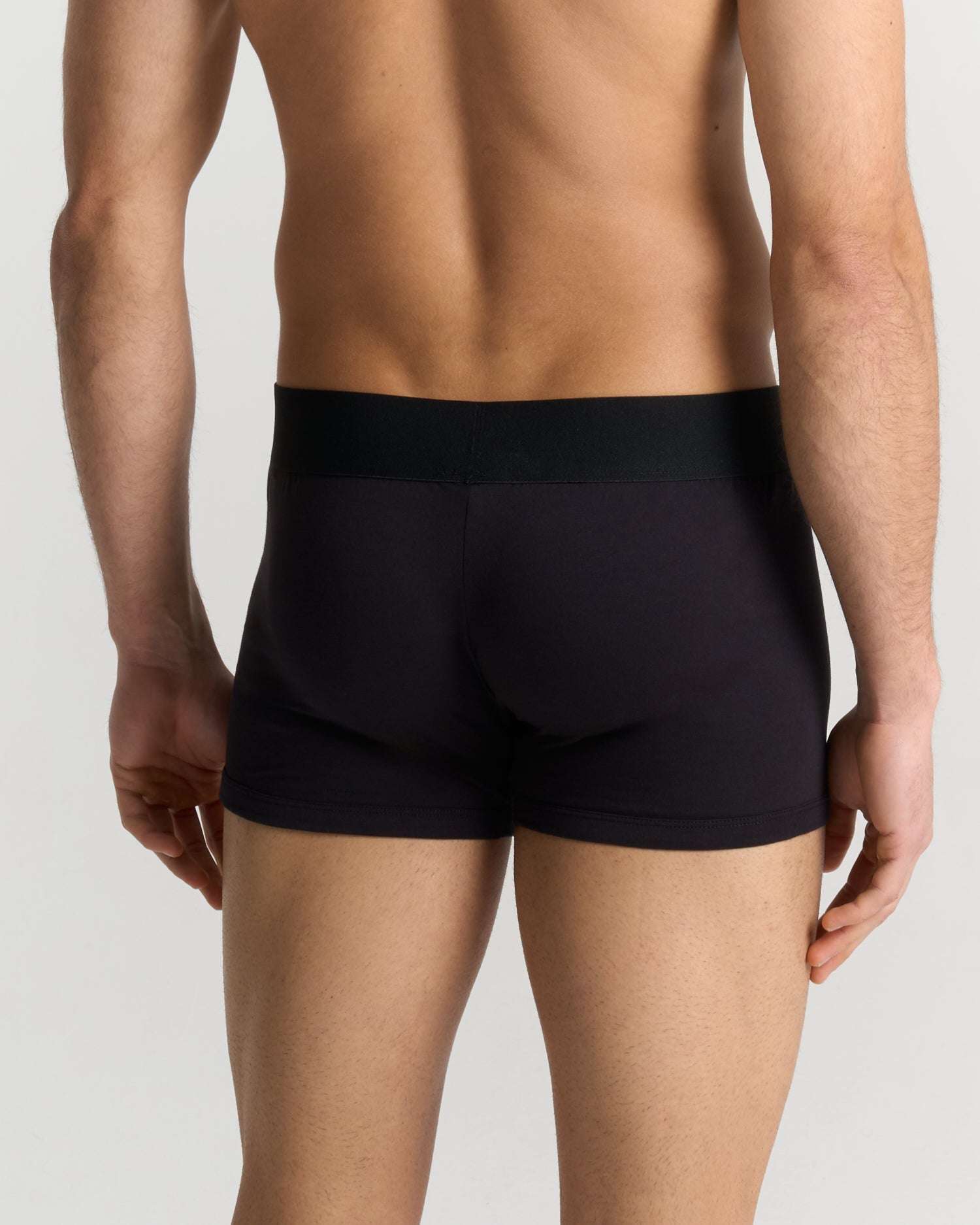 Boxer vita bassa in cotone pettinato con logo UnderwearIntimo