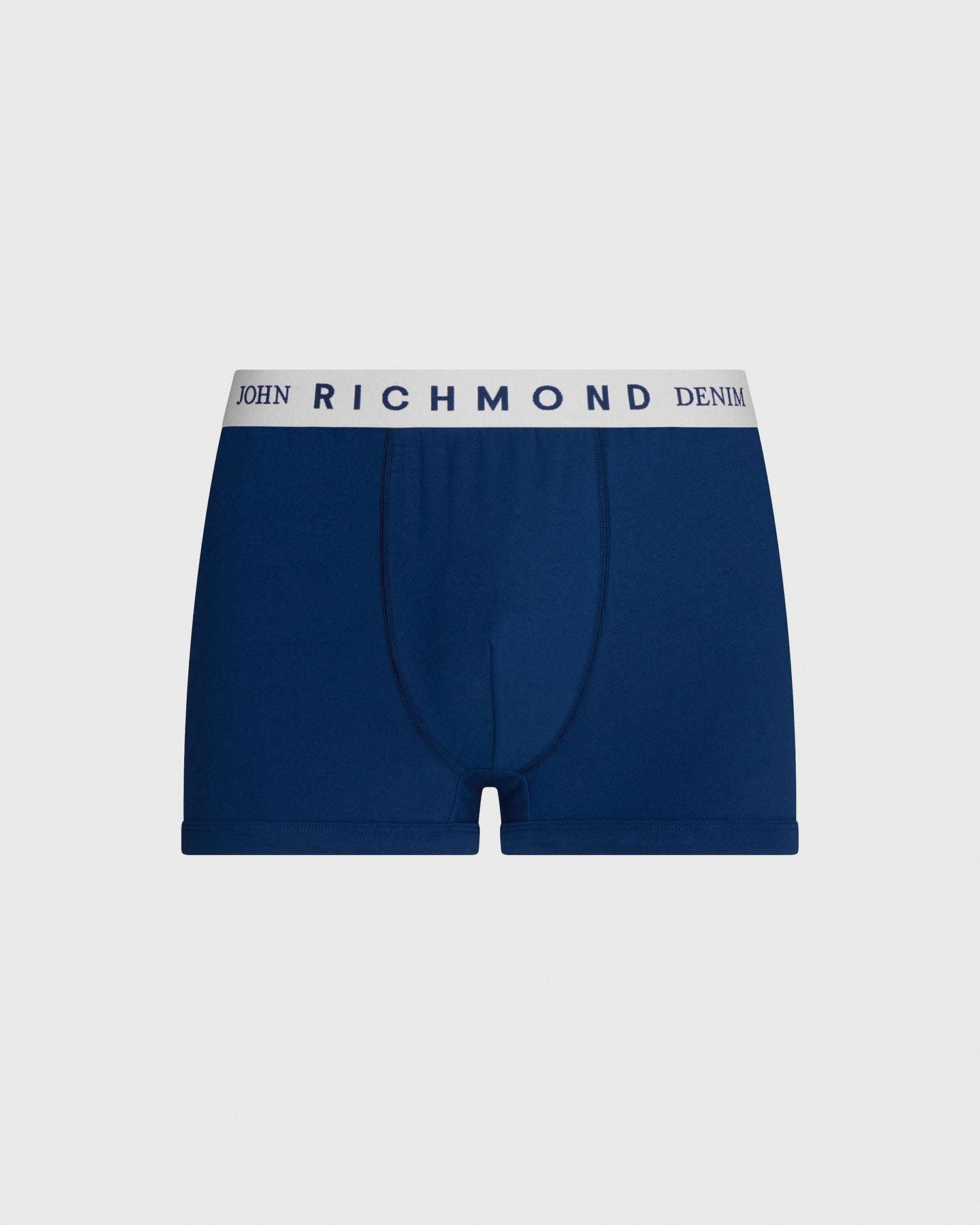 Boxer vita bassa in cotone pettinato fantasia denim UnderwearIntimo