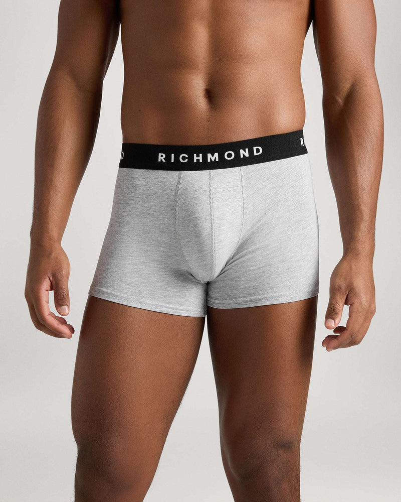 Low-waisted boxer shorts in combed cotton