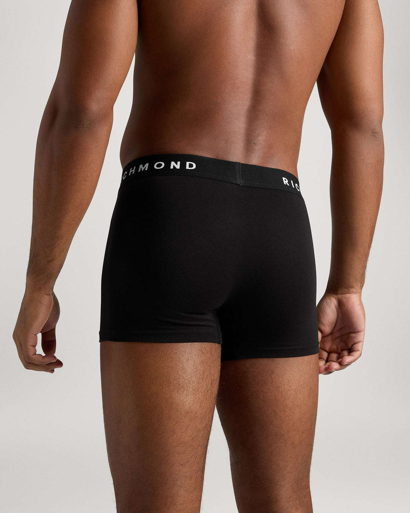 Low waist boxer shorts in combed cotton