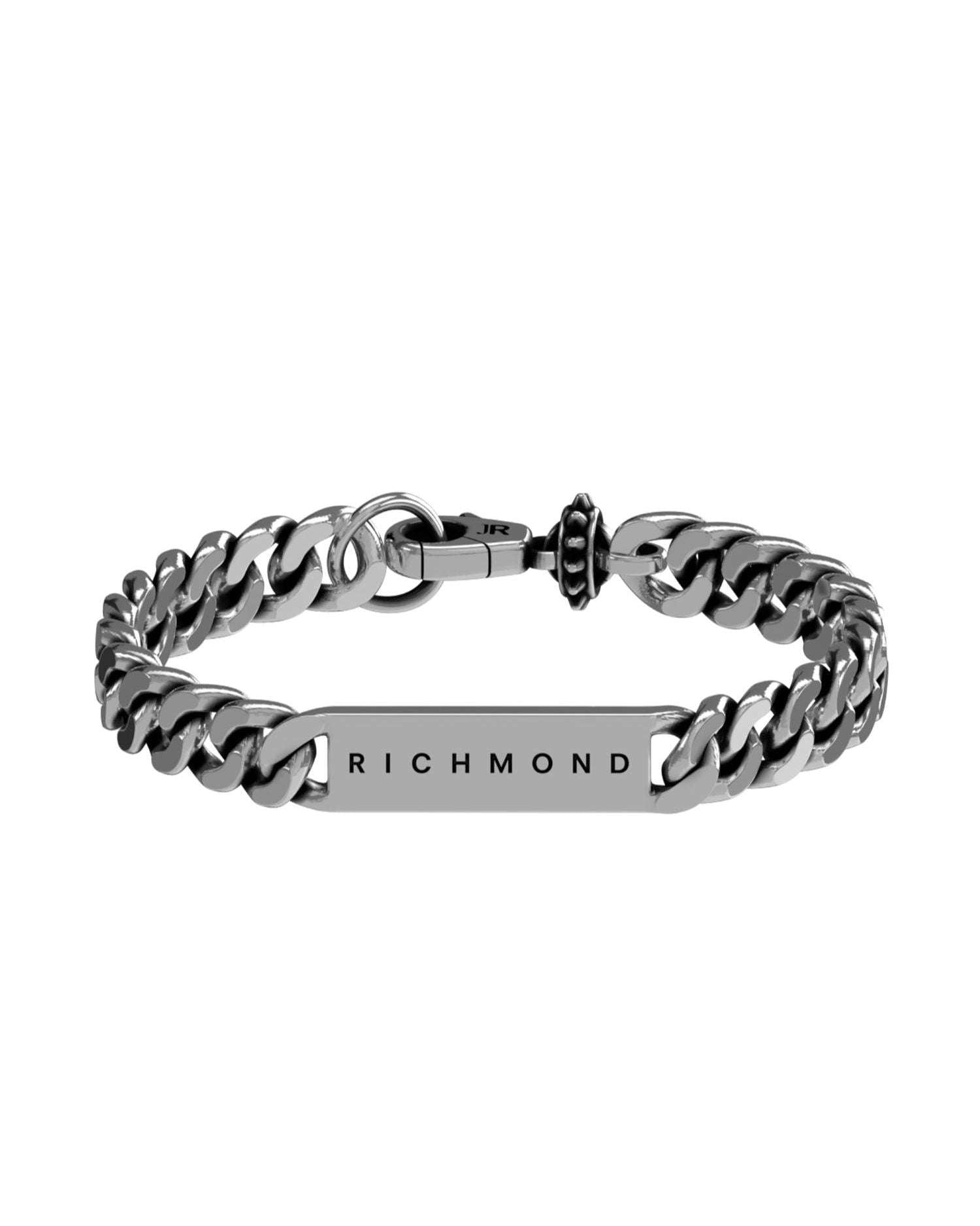Bracciale a catena con placca incisa