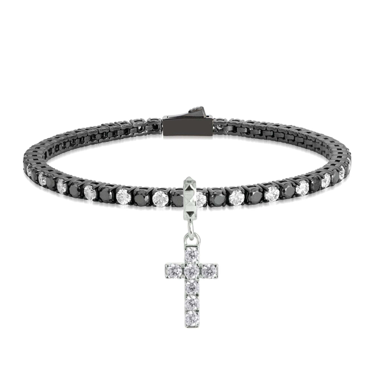 RWQIAN Bracciale a Iniziali per Donna Argento A Bracciale a