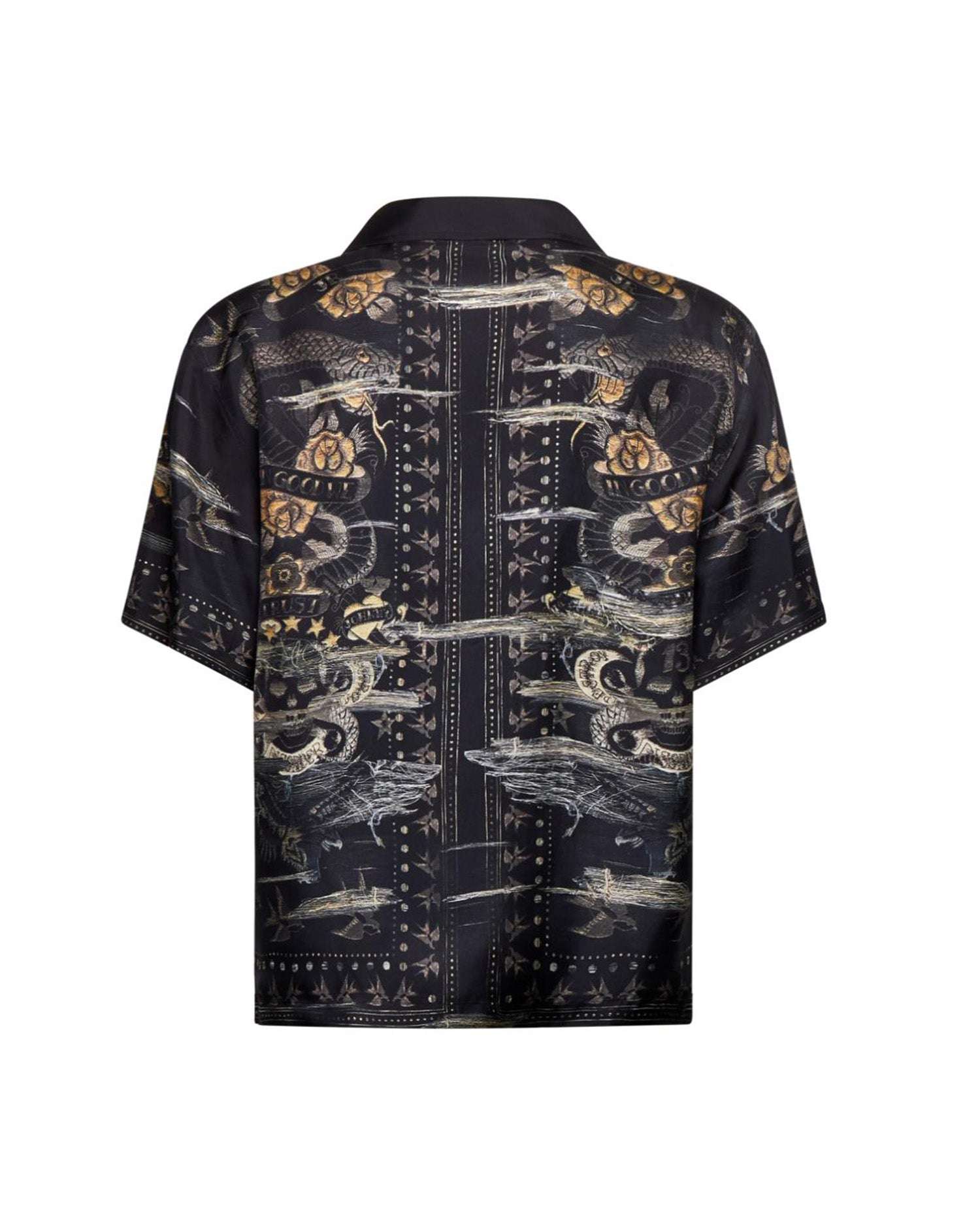 Camicia a maniche corte con stampa decorativa Camicia