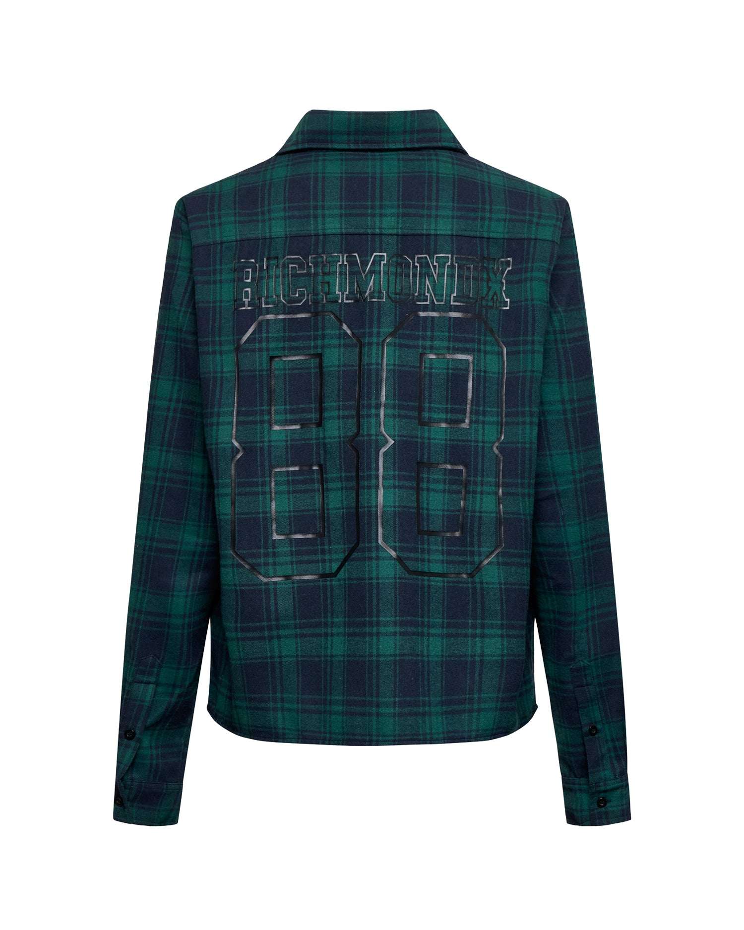 Genderless checked shirt with classic collar and button closure Shirt