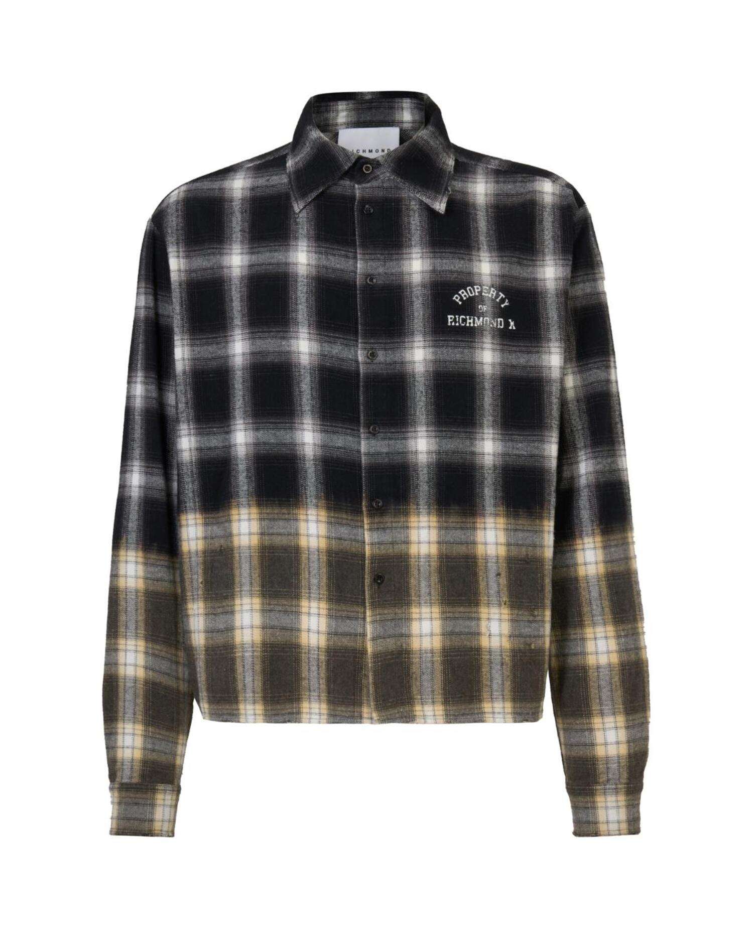 Camicia check con effetto degradé Camicia