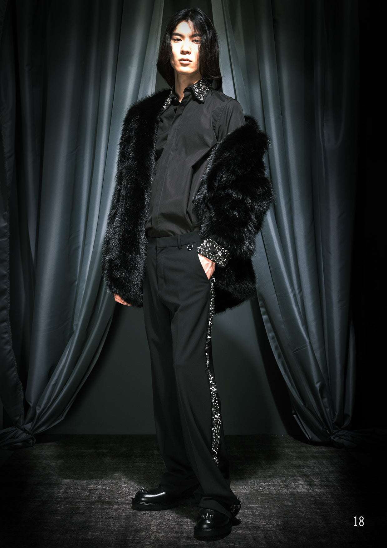 Camicia Classica con Effetto Strutturato Camicia