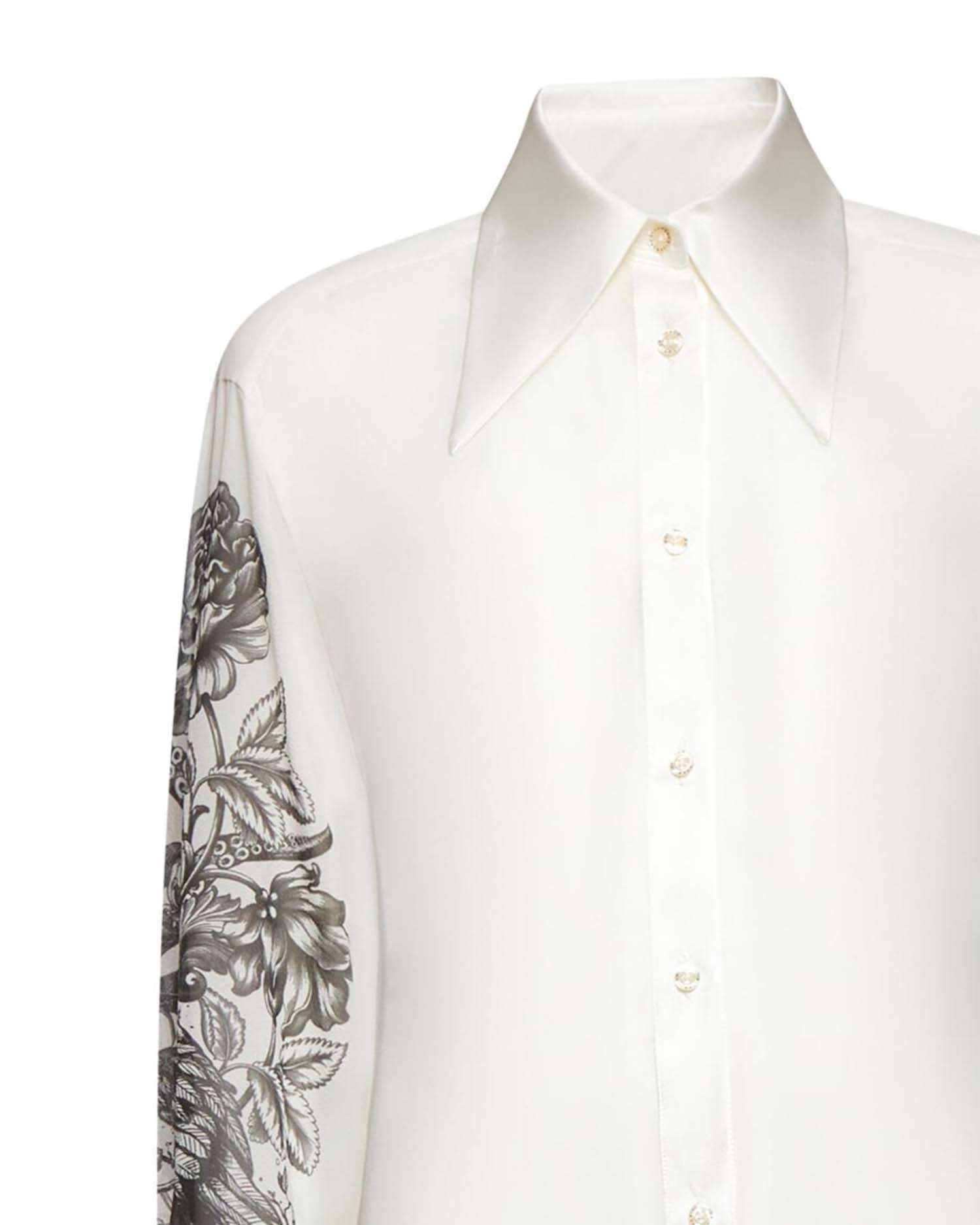 Camicia con Maniche Stampate Camicia