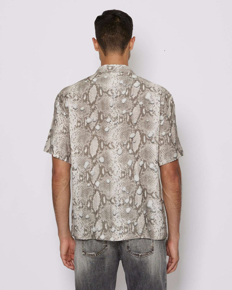 Shirt with tone-on-tone pattern