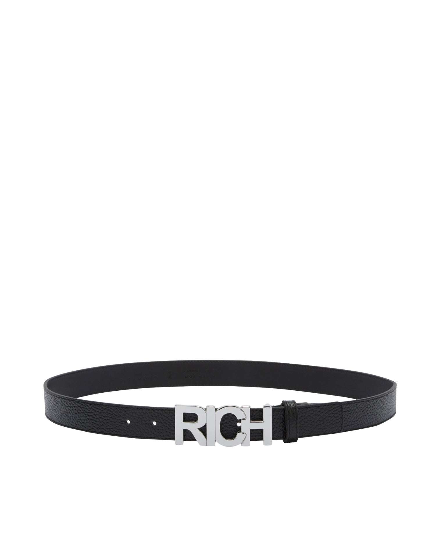 Cintura con fibbia metallica “RICH” e finitura martellata Accessori
