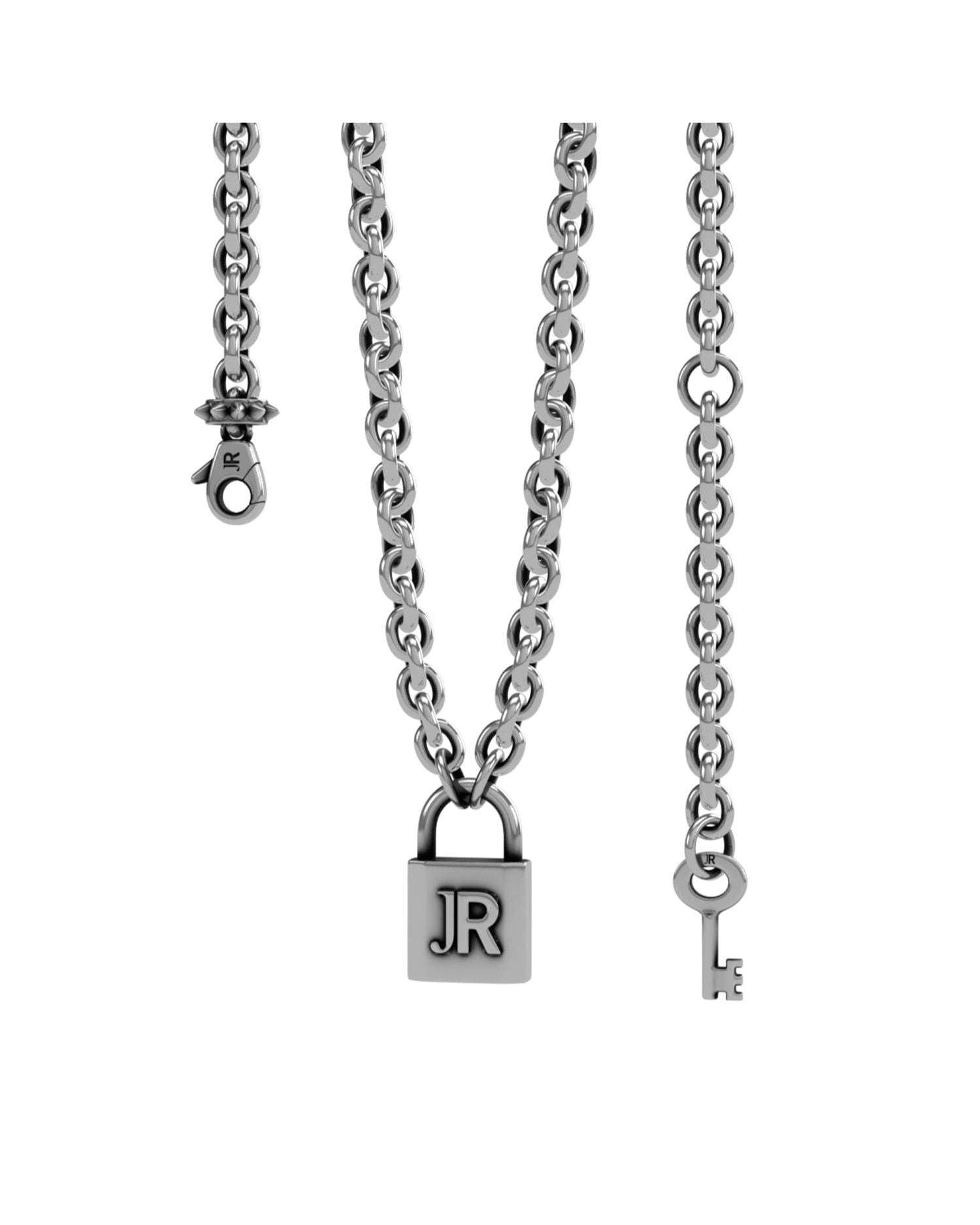 Collana con lucchetto e chiave