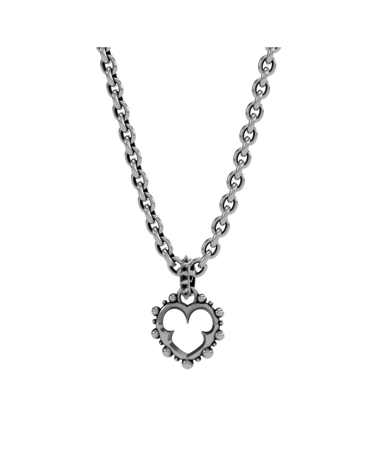 Mini openwork heart necklace