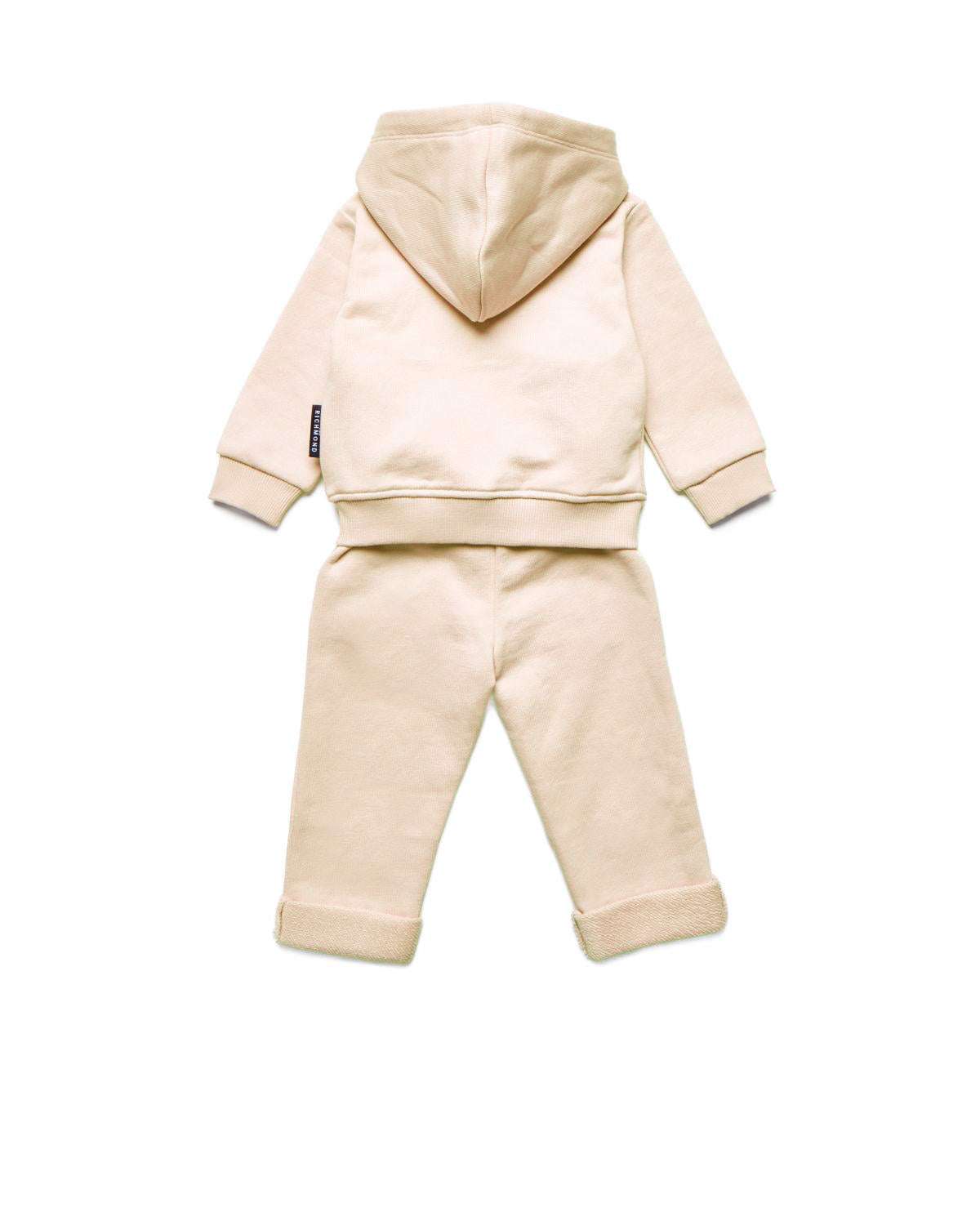 Coordinated sweatshirt and trousers set. Suit