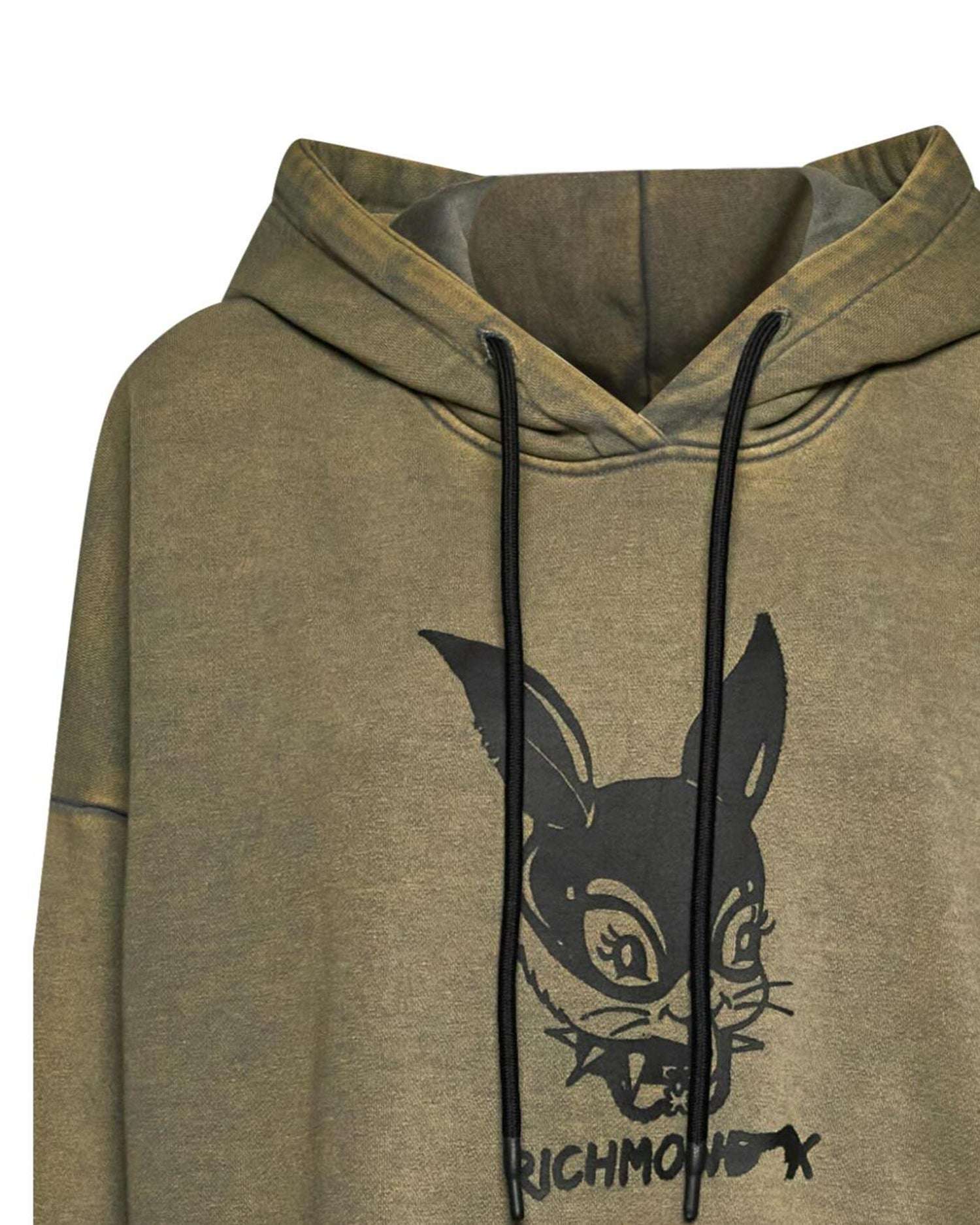 Felpa con cappuccio e grafica frontale Richmond X Felpa