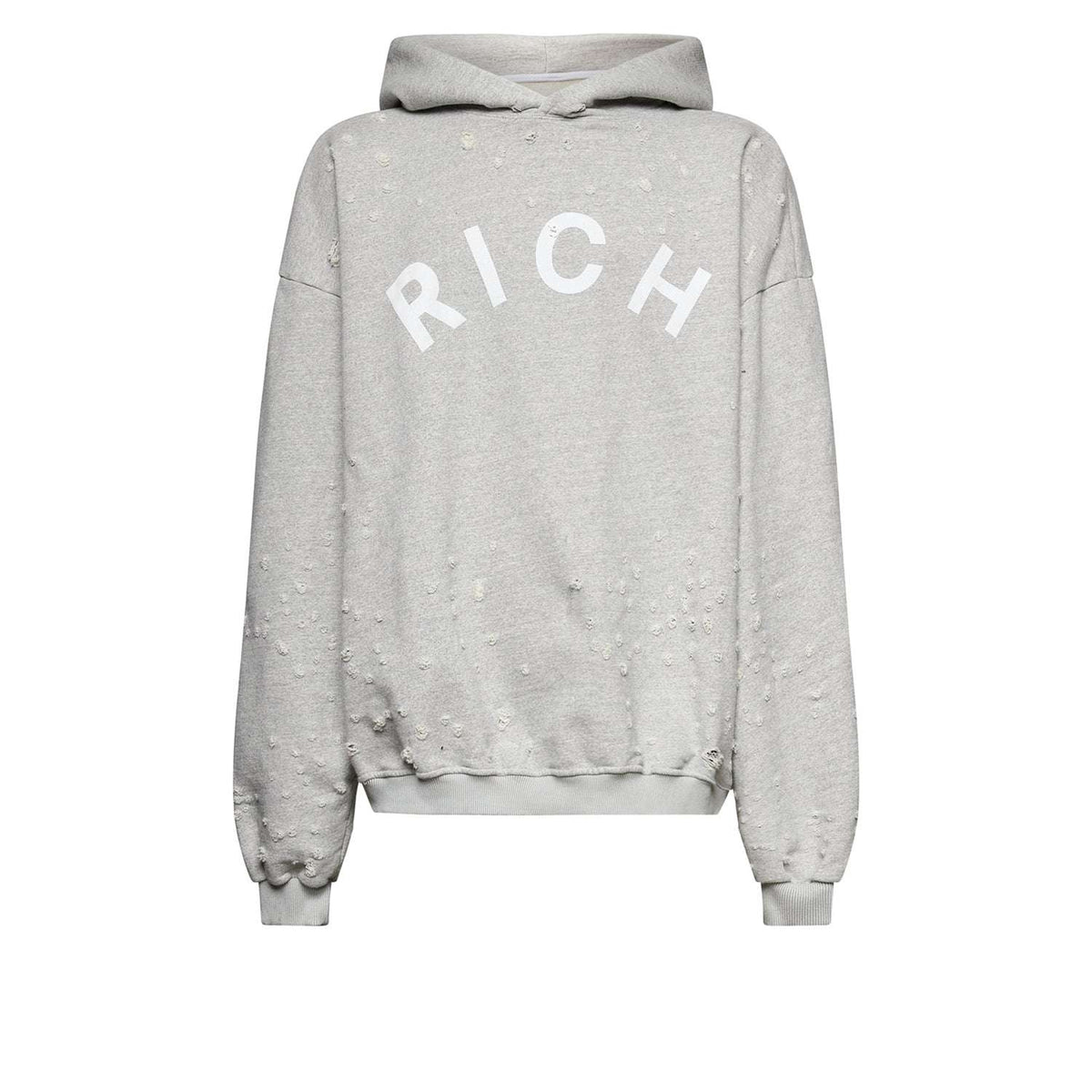 Hooded Sweatshirt with Front Writing – John Richmond