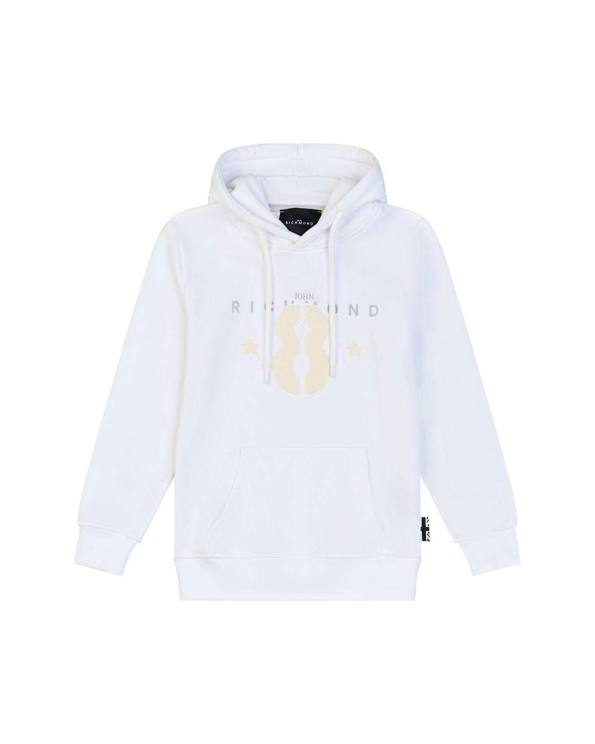 Felpa con Cappuccio e stampa Felpa