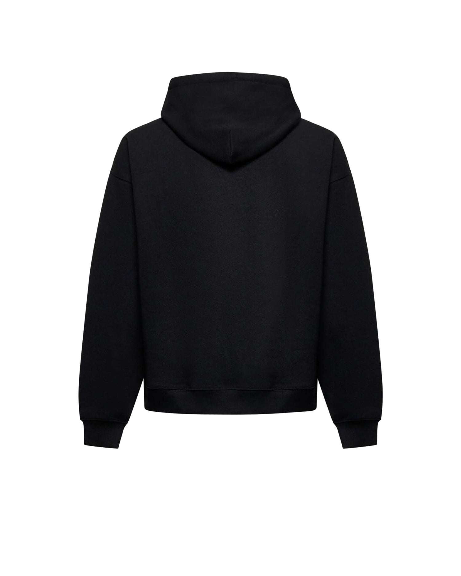 Felpa con cappuccio e stampa medaglione Felpa