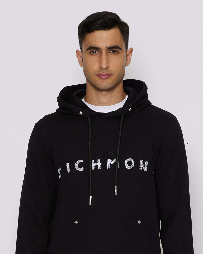 Sweatshirt with contrasting front logo