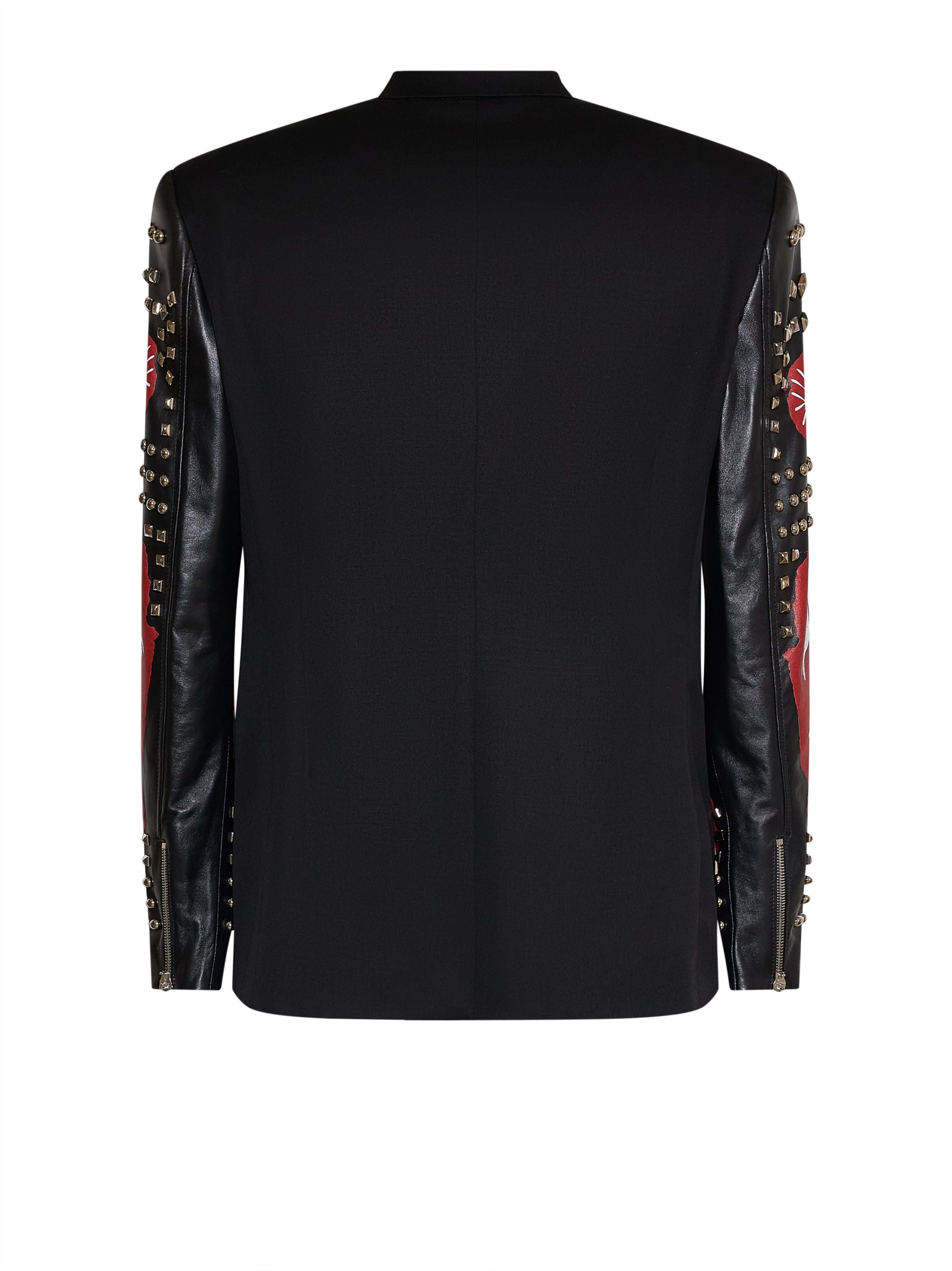 Giacca doppiopetto con maniche decorate GIACCA