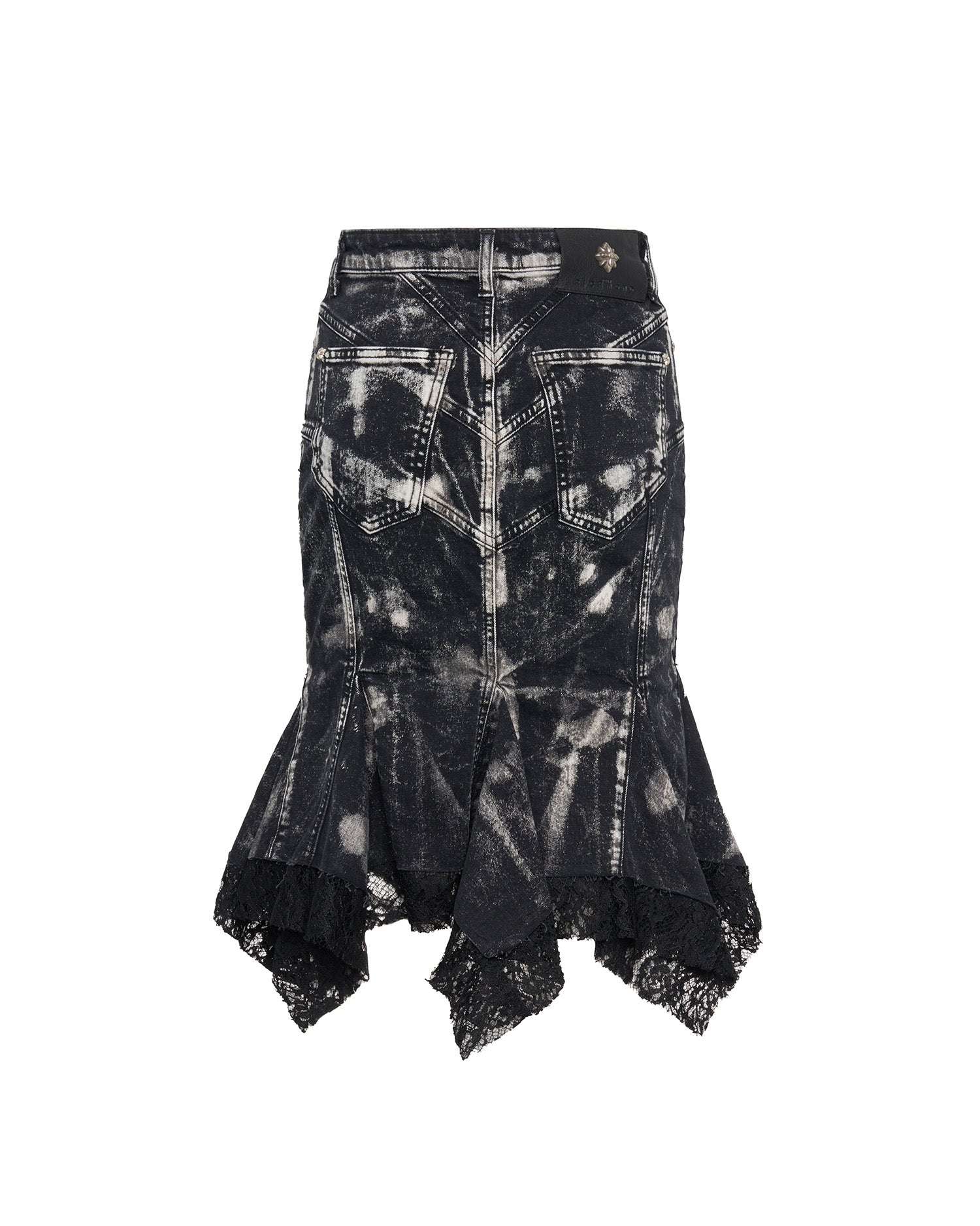 Gonna Longuette con Orlo Asimmetrico Gonna