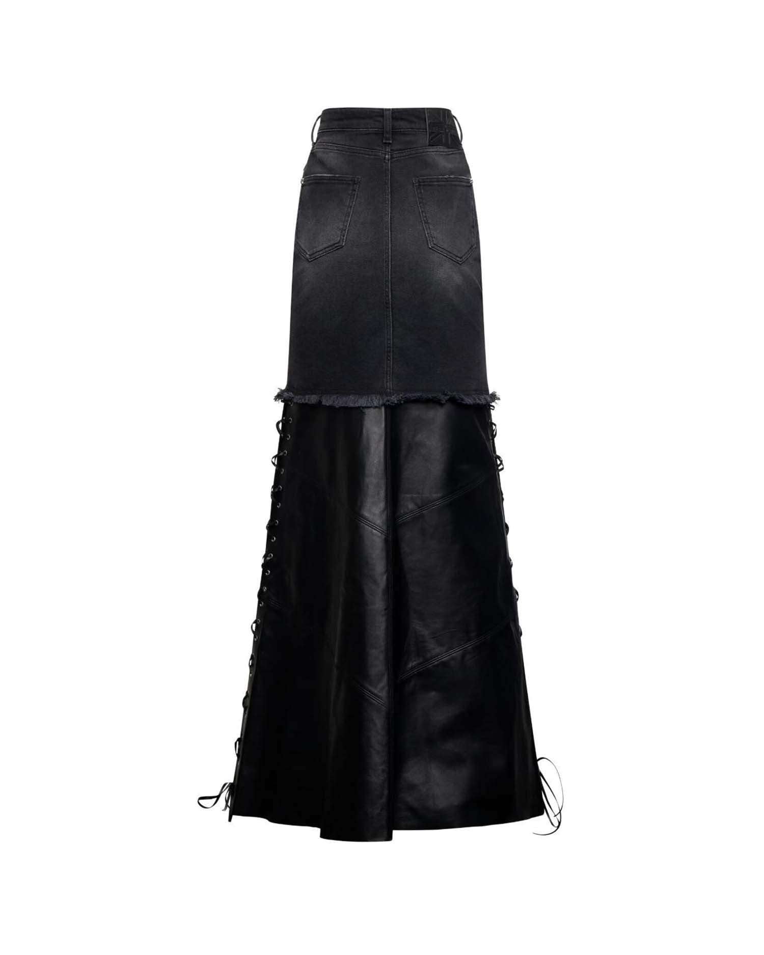 Gonna Lunga con Design Stratificato Gonna