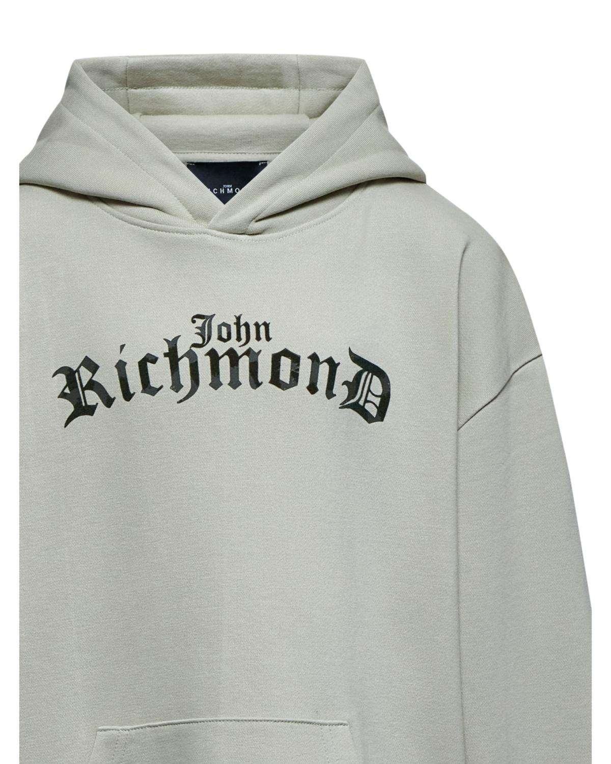 Hoodie con stampa frontale Felpa