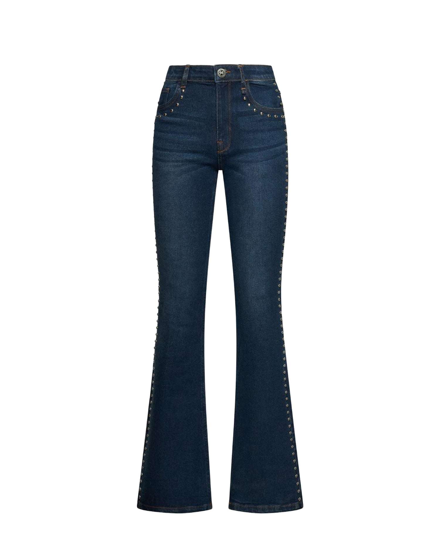Bootcut jeans with decorative studs Jeans